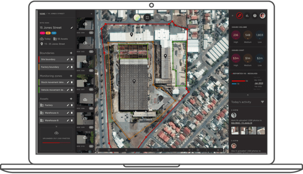 Measure Australia site and asset management report view